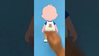 Lets Help Baby JJ Get Ready 123 Go Go GO cocomelon 123 shorts [upl. by Atiniv931]