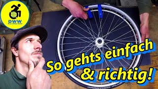 3 große Fehler beim Reifen wechselnmontieren MTB Rollstuhl Fahrrad Doms Wheel World Folge 15 [upl. by Yliah]