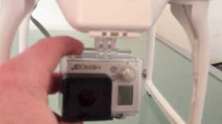 DJI Phantom Best Way To Attach GoPro [upl. by Revolc]