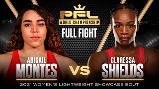 Claressa Shields vs Abigail Montes  2021 PFL Championship HD FULL FIGHT [upl. by Bart]