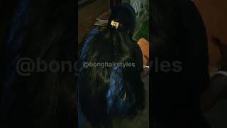 Black long hair hairstyles hair haircare silkyhair shorts tranding viralvideo [upl. by Eille800]