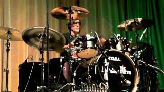 Kenny Aronoff Drum Solo live  The London Drum Show 2011 [upl. by Nahn24]