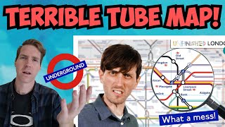 Californian Reacts  What went wrong with the Tube Map [upl. by Ilam491]