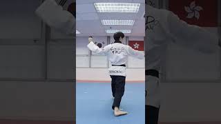 Poomsae 1 Back view sports ytshorts shortvideo taekwondo [upl. by Danete313]