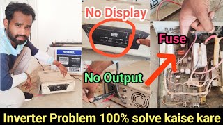 Microtek Inverter no display no output  Inverter Problem Solve  How To Solve Inverter Problem [upl. by Leaper300]