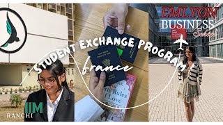 Im Moving to France for 4 months  Student Exchange Program  IIM Ranchi [upl. by Biagio906]