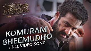 Full Video Komuram Bheemudho Kannada  RRR  NTR Ram Charan  M M Keeravaani  SS Rajamouli [upl. by Adikam]