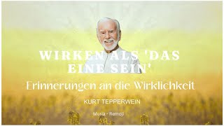 Kurt Tepperwein Erinnerungen an die Wirklichkeit  WIRKEN ALS DAS EINE SEIN amp Musik by Remoji [upl. by Ara]