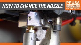 How to replace the extruder nozzle [upl. by Arno822]