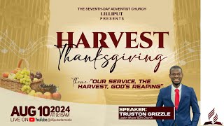 quotOur Service The Harvest Gods Reapingquot  Truston Grizzle  August 10 2024 morning segment [upl. by Ecneps]