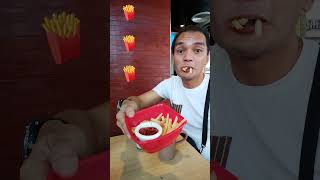 ASMR EATING Crispy French Fries 🍟🍟🍟from McDonald asmreating asmrsounds food makan shorts short [upl. by Sandberg633]