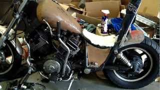 1985 Yamaha Virago xv700 single carb [upl. by Nowahs360]