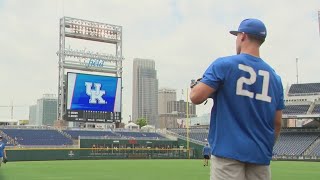 Kentucky baseball team gears up for game against North Carolina [upl. by Llesram]