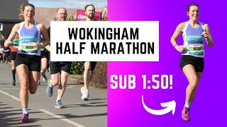 Wokingham Half Marathon I CANT BELIEVE IT What just happened Can I run a PB [upl. by Ifok]