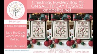 FlossTube  140  3 New Releases 2nd Christmas Mystery Box REGISTER TODAY New Arrivals amp more [upl. by Novek]