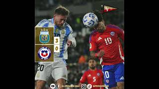 ARGENTINA 3  0 CHILE  ELIMINATORIAS SUDAMERICANAS RUMBO AL MUNDIAL 2026 [upl. by Letney814]