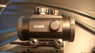 Red dot 1x40mm Scope Review [upl. by Sandro]