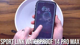 SportLink Waterproof iPhone 14 Pro Max Case [upl. by Geminian]