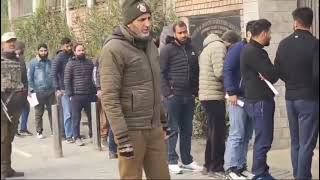 Div com Kashmir Visit and Inspect various JKP Constable examination centres [upl. by Paul]