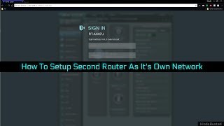 Setup Second Router as its own Network [upl. by Nahsin666]