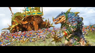 Lizardmen VS Dark Elves  Cinematic Battle  Total War WARHAMMER 2 [upl. by Luckett]