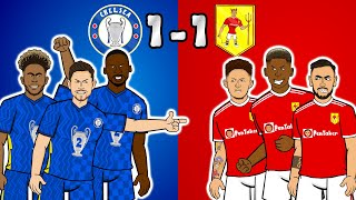 🔵Chelsea vs Man Utd🔴 11 Sancho Jorginho Fred Goals Highlights 2122 [upl. by Nylle]