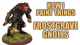 Simple Frostgrave Gnolls  How I Paint Things [upl. by Welcome94]