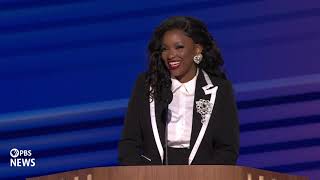 WATCH Rep Jasmine Crockett speaks at 2024 Democratic National Convention  2024 DNC Night 1 [upl. by Sarchet310]