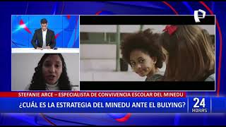 Bullying Minedu anuncia estrategias para prevenir maltrato entre escolares [upl. by Sidalg]