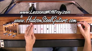 Hudson 6 String E9 Pedal Steel Lesson  2 by Troy Brenningmeyer [upl. by Aseefan]