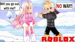 I Asked My Crush Out On A Date And He Said NO Royale High Roblox Roleplay [upl. by Inalaek]