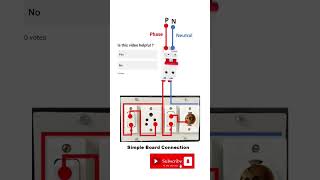 Simple Board Connection education electricianelectricalengineering electricalelectricity [upl. by Felty]