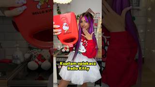 Kupiłam TOSTER HELLO KITTY ❤️😲 tosty toster hellokitty testujemy hellokittykitchenset [upl. by Lerak]