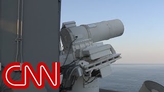 Watch the US Navys laser weapon in action [upl. by Faxan]