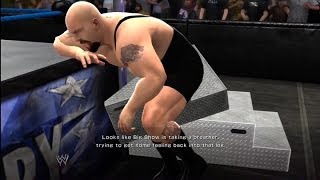 WWE 2K14 Wrestlemania 25 Big Show Vs Edge Vs John Cena World Heavyweight Championship [upl. by Umeh]