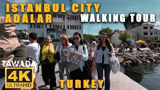 ISTANBUL  ADALAR ISLAND  TURKEY 4K UHD Walking tour [upl. by Eulaliah]