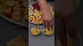 Fruit salad with ice cream  shortsfeed shorts reels asmr asmrsounds asmreating [upl. by Reckford]