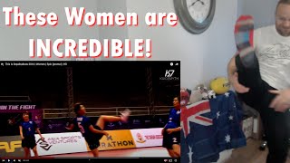 Rob Reacts to This is Sepak takraw  Are Women as good as the Men [upl. by Zebapda]