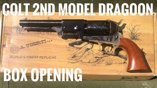 Uberti 1848 2nd Model Dragoon Unboxing [upl. by Oleg]