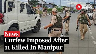 CRPF Soldier Injured In Manipur KukiMajority Areas Announce Shutdown [upl. by Nwatna]