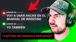 USAN HACKS INDETECTABLES EN EL MUNDIAL DE WARZONE Y UN HACKER LES DELATA RICOCHET NO HACE NADA [upl. by Nunnery]