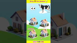 Focus Test For Genius 🤯🤯 cartoon shortsfeed shorts challenge cow puzzle [upl. by Hunsinger]