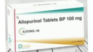 ALOCENOL 100 Tablets Allopurinol Tablets BP 100 mg [upl. by Lonyer]