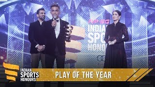 Sunil Chhetri  Play of the Year  Indian Sports Honours [upl. by Aihsilat]