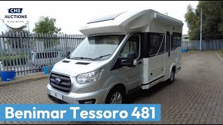 Benimar Tessoro 481  Motorhome Auction [upl. by Navaj534]