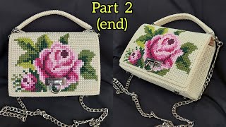 Bag cross stitch part 2end [upl. by Astra]