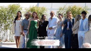 Kevin COSTNER  PHOTOCALL CANNES FILM FESTIVAL 19 MAY 2024 [upl. by Lleuqram]