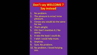 10 best ways to say Welcome Use them instead [upl. by Sadowski]