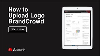 BrandCrowd  How to Upload Logo [upl. by Eizdnil]