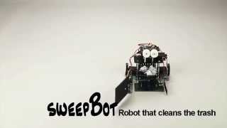 ROBOROBO EDUCATION ROBO KIT 3  SWEEP BOT [upl. by Augusta]